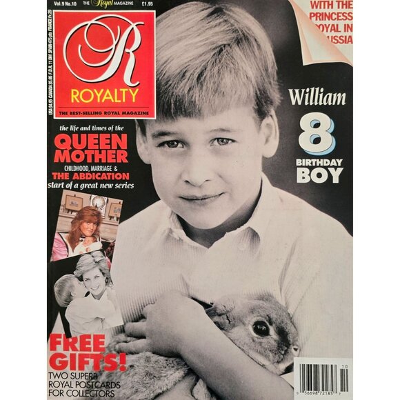 Royalty Monthly Magazine July 1990 Volume 9 Number 10 William at Age 8 - Picture 1 of 16